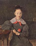Jean-Baptiste Camille Corot Portrait of Octavie Sennegon, the artist's niece oil on canvas